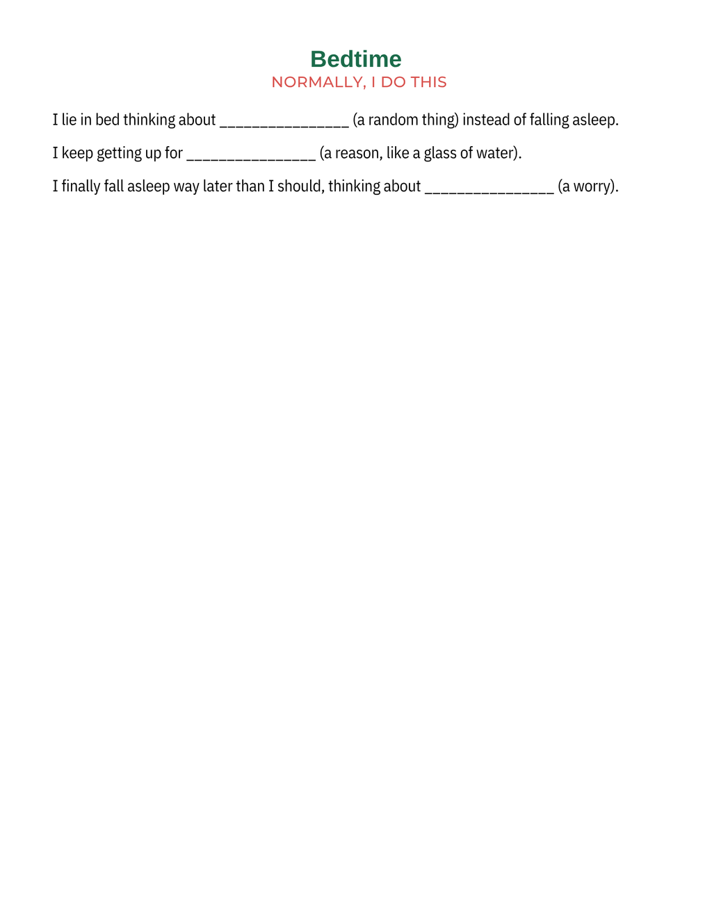 ADHD Stories for Kids – Fill-in-the-Blank Story Journal (Digital Download)