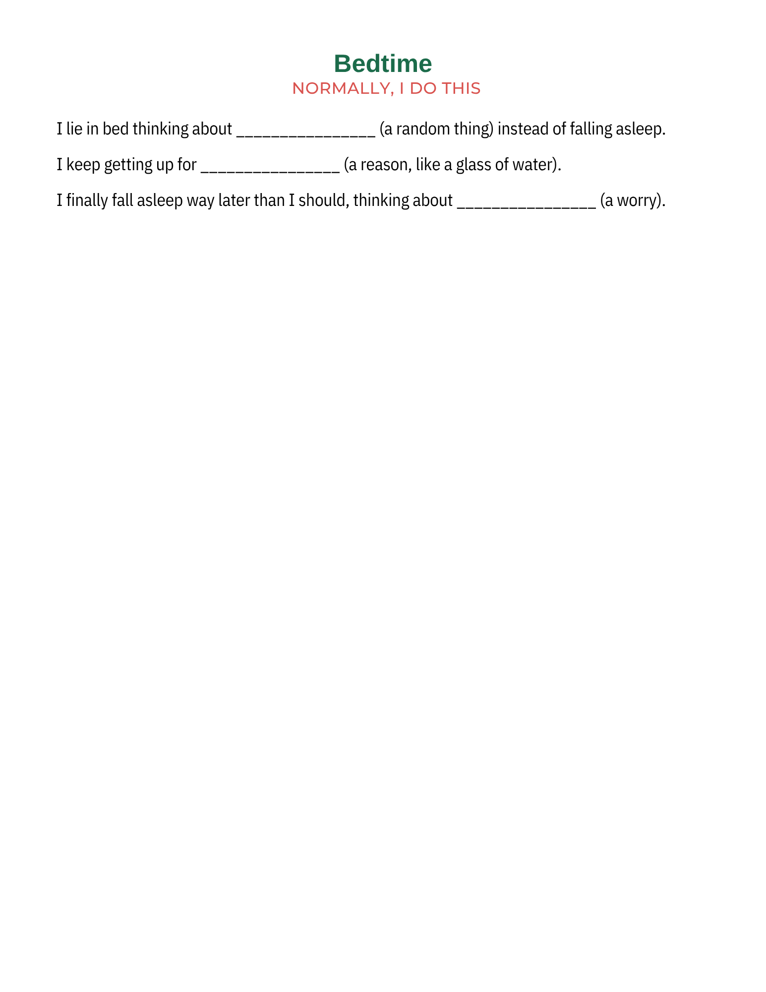 ADHD Stories for Kids – Fill-in-the-Blank Story Journal (Digital Download)