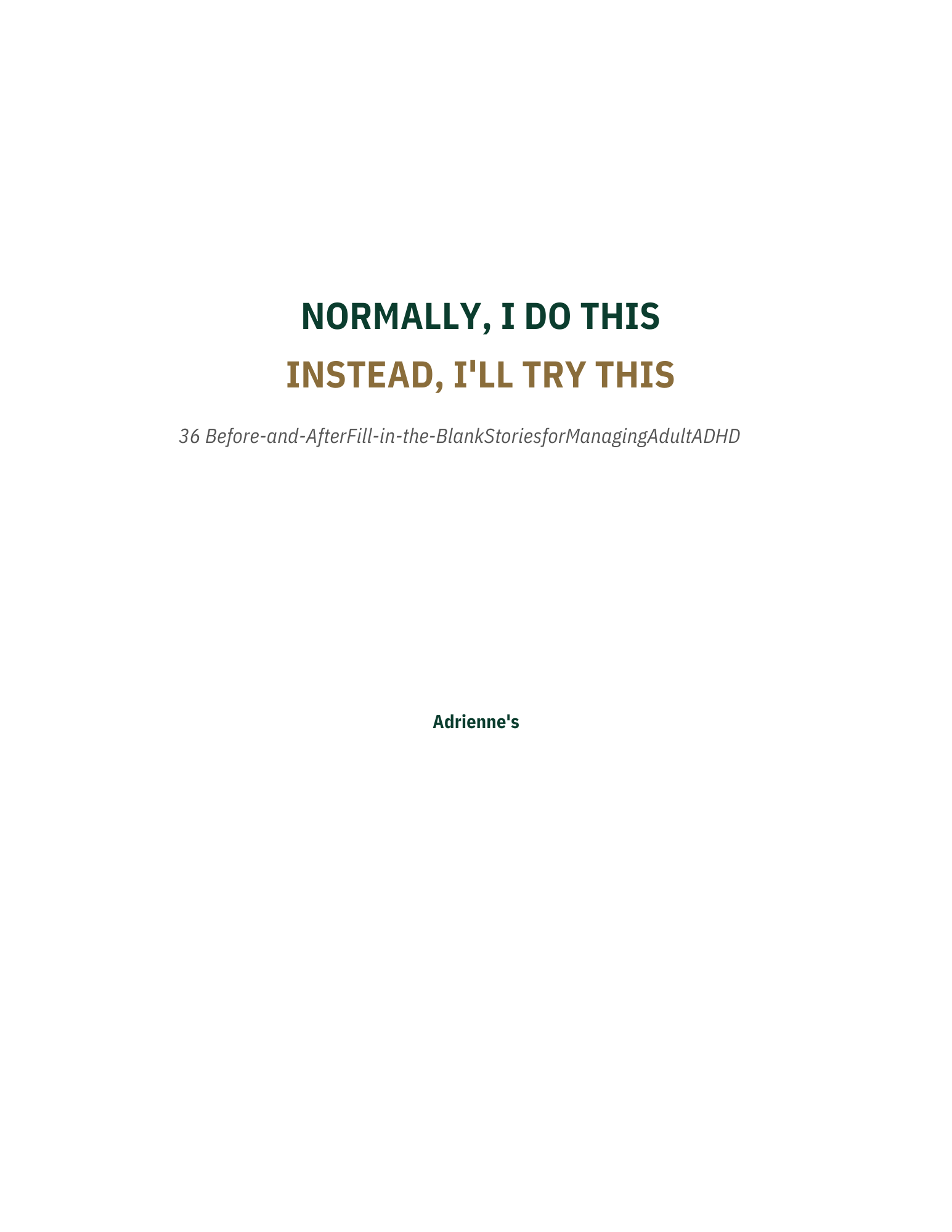 ADHD Stories – 75-Page Fill-in-the-Blank Story Journal (Digital Download)